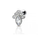 Clear CZ Marquise Cut Top Cartilage Barbell - 1202 Body Jewelry