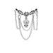 Chandelier Chained Heart Navel Ring - 1202 Body Jewelry